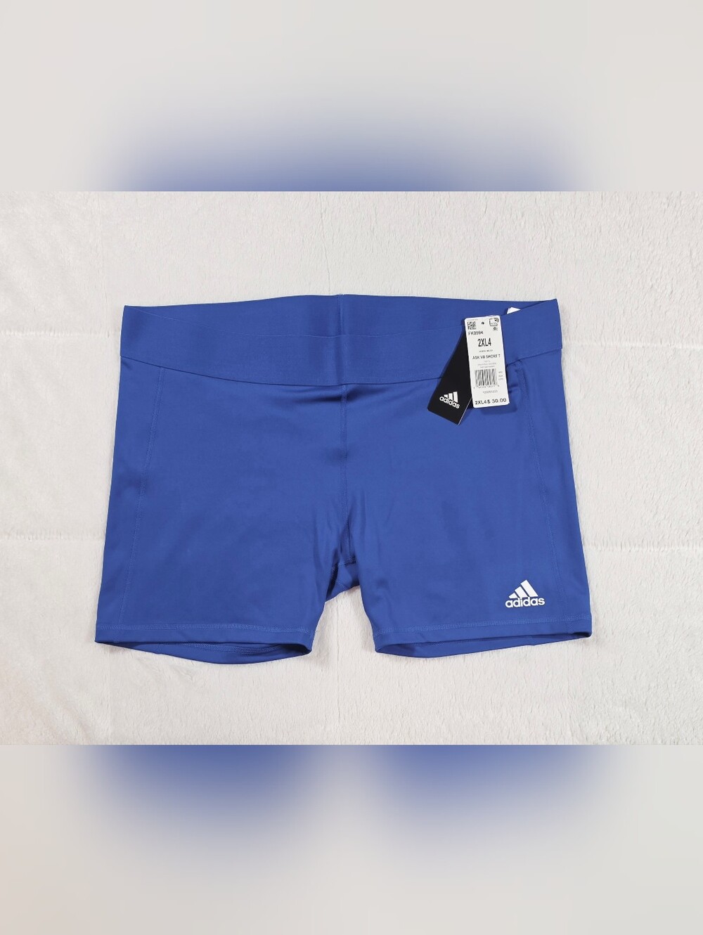 adidas Women's Royal Blue Athletic Shorts with Logo